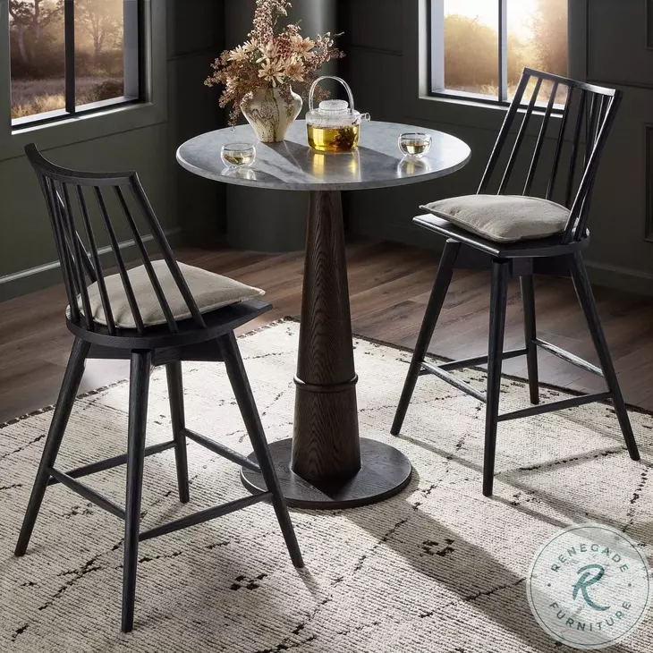 Lewis Antwerp Natural Performance Fabric Swivel Counter Height Stool