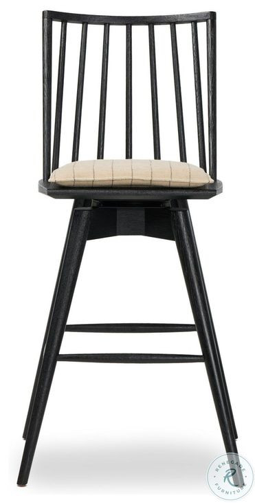 Lewis Lavon Flint Swivel Bar Stool