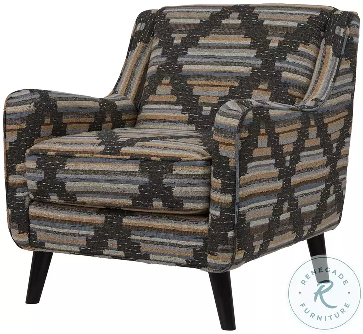 Lonestar Kathmandu Storm Sloped Arms Accent Chair