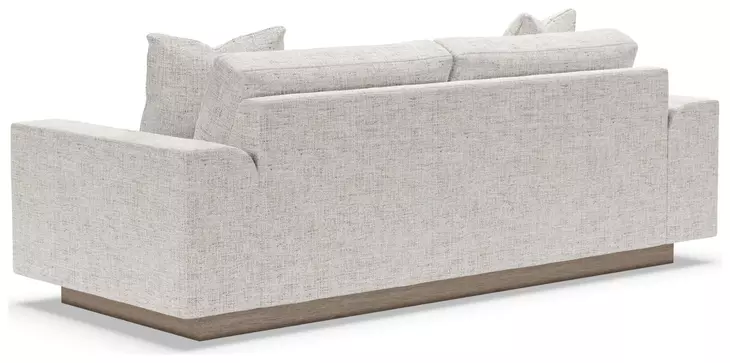 Lana Gray 96" Sofa with Pillows