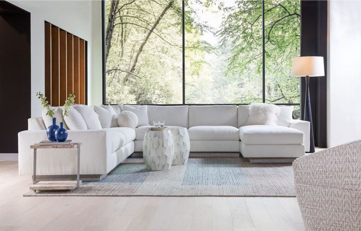 Lana Beige 3 Piece Modular Sectional with Pillows
