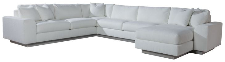 Lana Beige 3 Piece Modular Sectional with Pillows