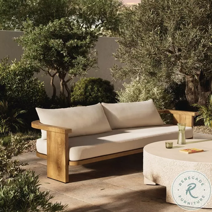 Tahana Alessi Linen Performance Fabric Upholstered Outdoor Living Room Set