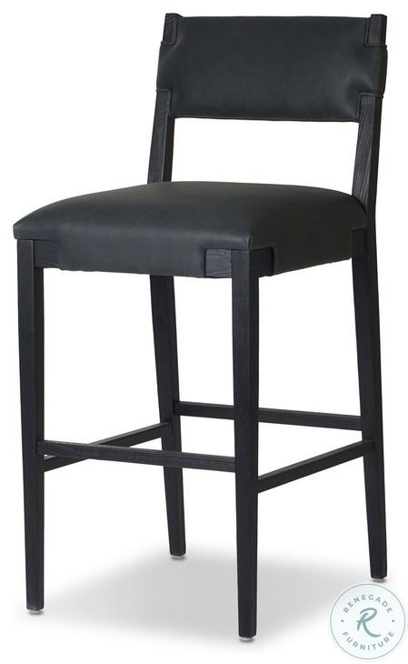Tamari Brickhouse Black Bar Stool