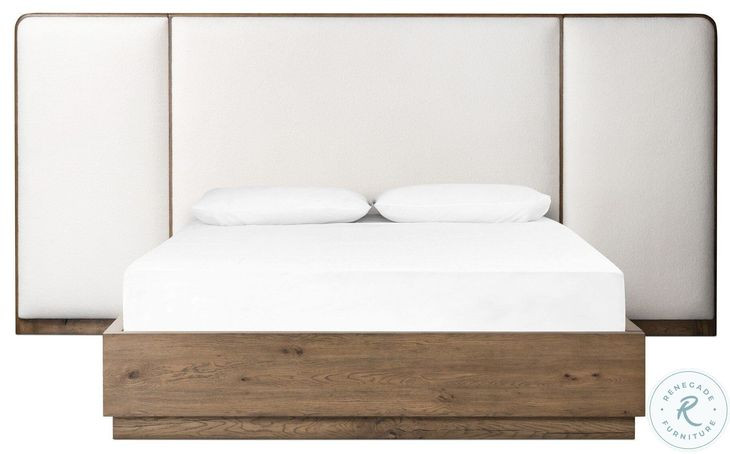 Regan Crete Ivory Upholstered Bedroom Set