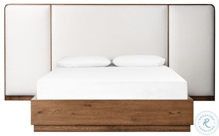 Regan Crete Ivory King Upholstered Bed