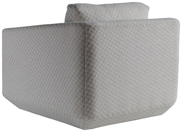 Veronica Beige Upholstered Swivel Chair