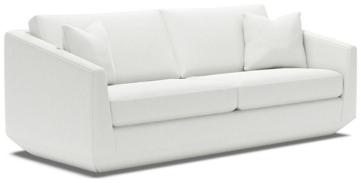 Veronica Ivory Sofa with 2 Pillows