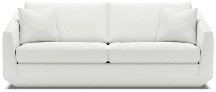 Veronica Ivory Sofa with 2 Pillows