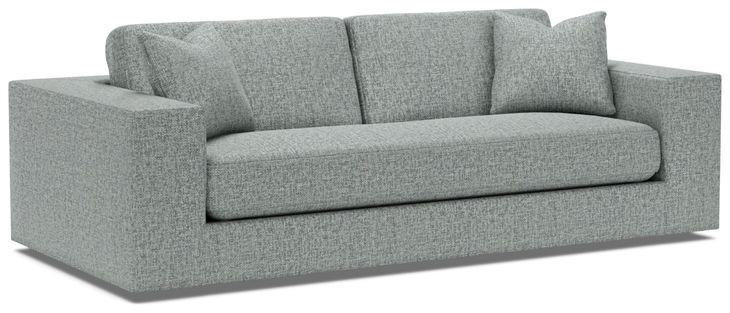 Vivien Gray 95" Sofa with Pillows