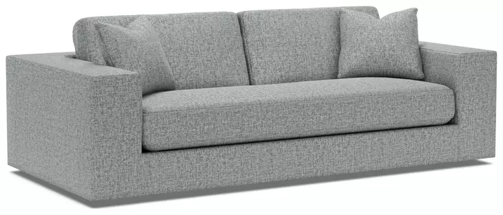 Vivien Gray 95" Sofa with Pillows