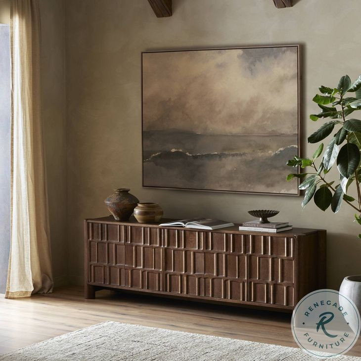 Ezri Cocoa Oak 82" Media Console