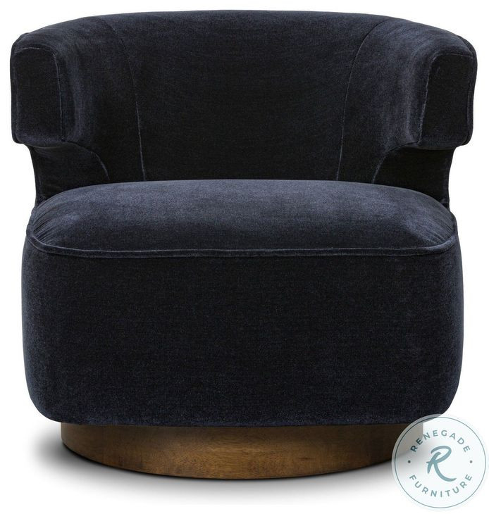 Dottie Monte Navy Swivel Chair