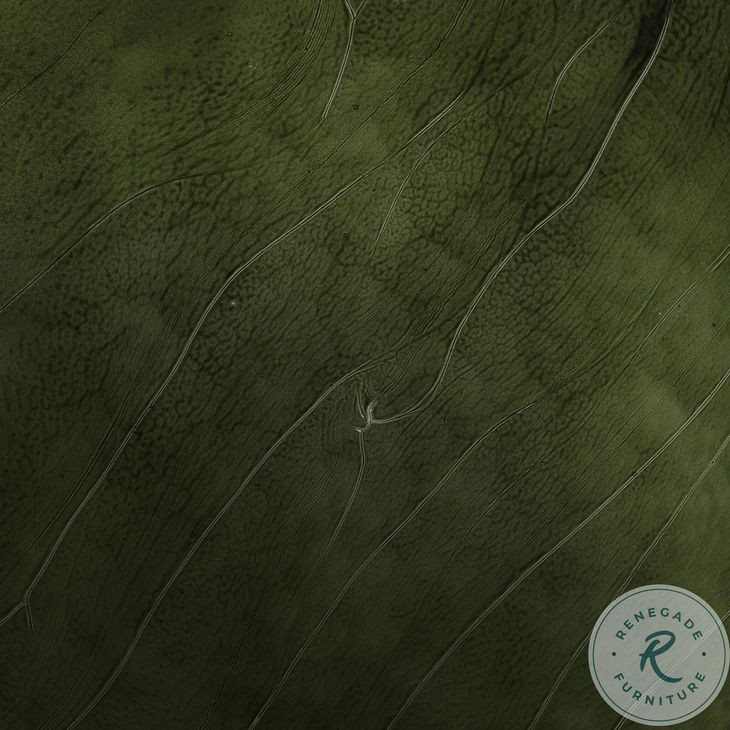 Yoko Moss Cast Glass Round Nesting Tables