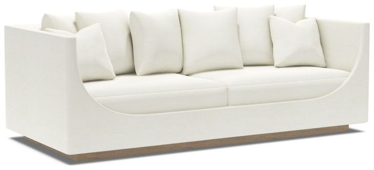 Claudette Cream 95" Sofa