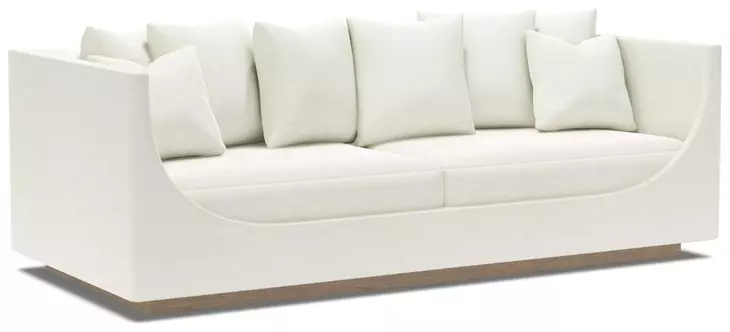 Claudette Cream 95" Sofa