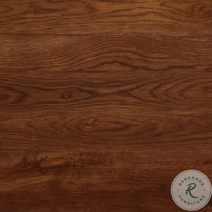 Ezri Carved Cocoa Oak 6 Drawer Dresser
