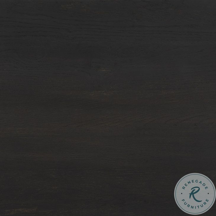 Ezri Carved Black Oak 6 Drawer Dresser