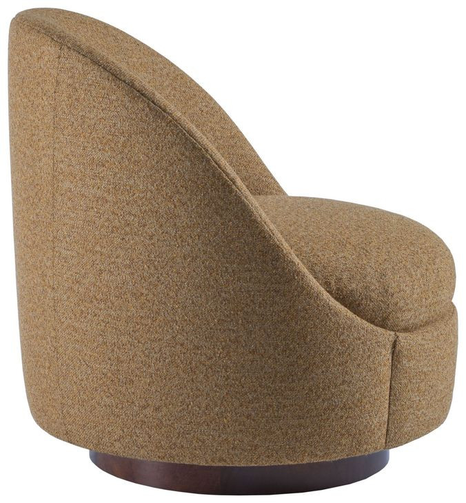 Genevieve Masami Upholstered Swivel Chair with Pillow