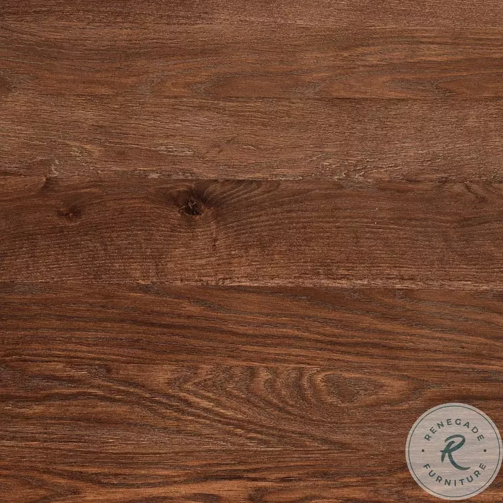 Ezri Carved Cocoa Oak 71" Drawer Desk