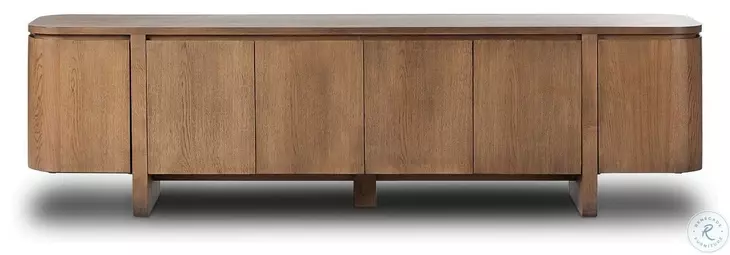 Elle Tawny Oak 92" Media Console