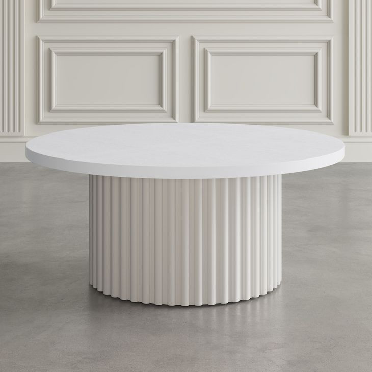 Auden White Round Cocktail Table