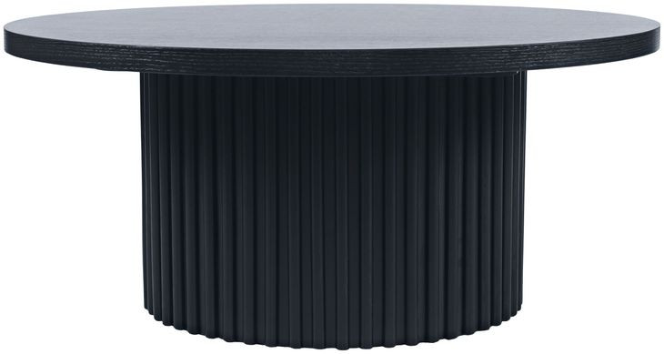 Auden Black Round Occasional Table Set