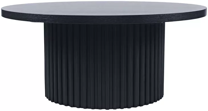 Auden Black Round Occasional Table Set