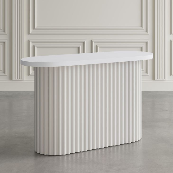 Auden White 48" Sofa Console Table