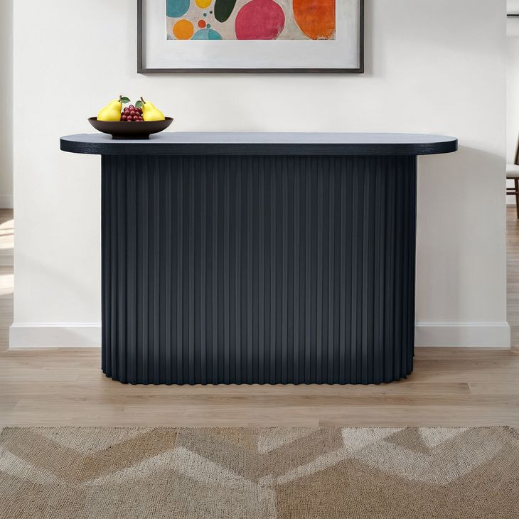 Auden Black 48" Sofa Console Table