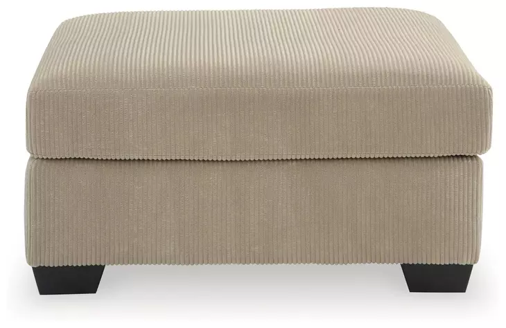 SimpleJoy Sand Upholstered Square Oversized Accent Ottoman