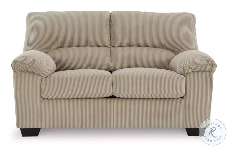 SimpleJoy Sand Loveseat