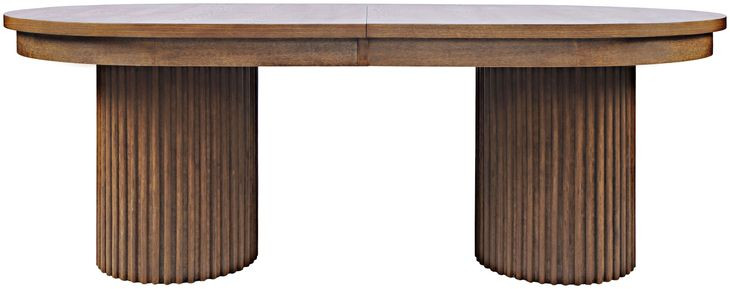 Auden Chestnut Extendable Oval Dining Table