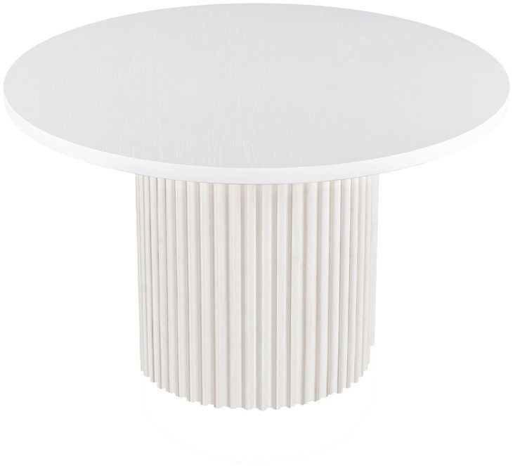 Auden White 48" Round Dining Table