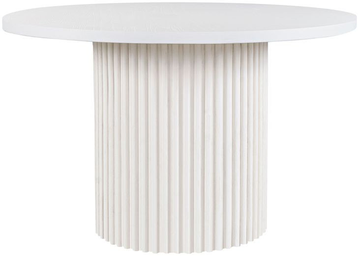 Auden White 48" Round Dining Table