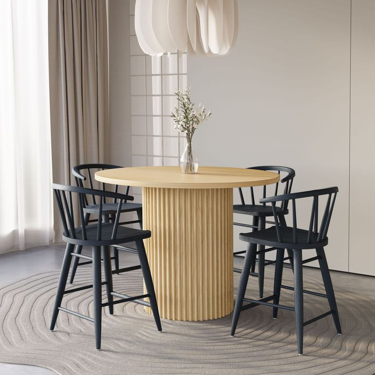 Fitz Black Counter Height Stool