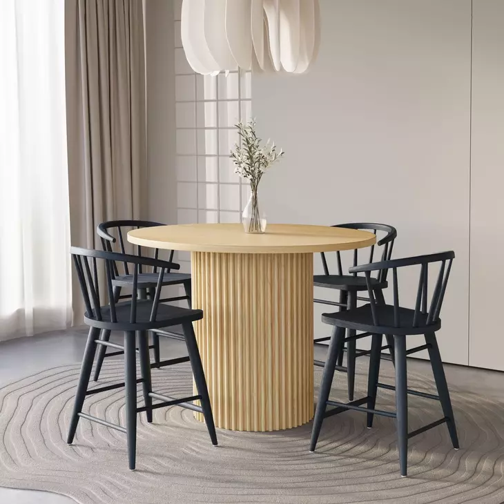 Fitz Black Counter Height Stool
