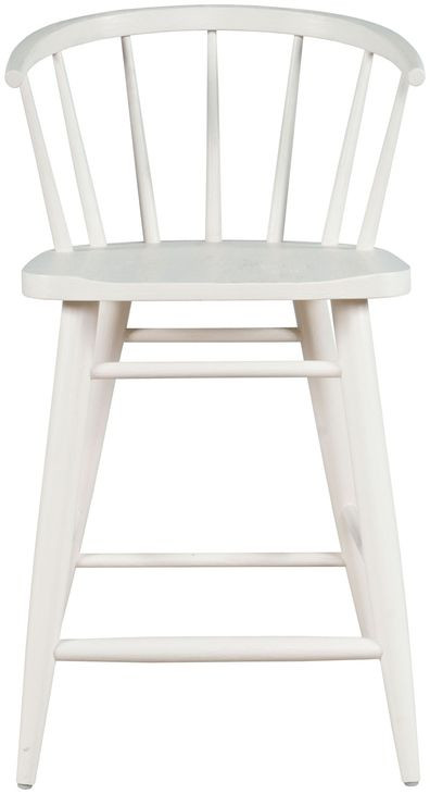 Fitz White Counter Height Stool