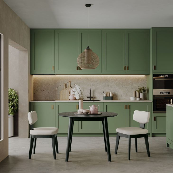 Percy Black Extendable Round Dining Table