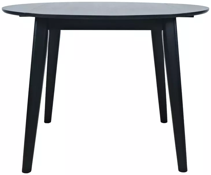 Percy Black Extendable Round Dining Table