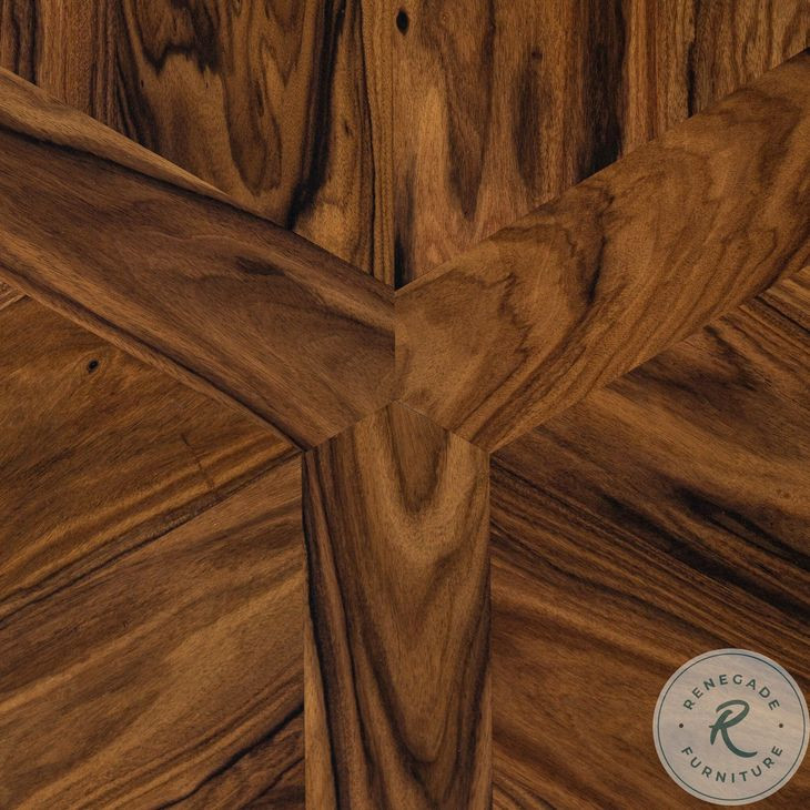 Renan Natural Morado Veneer Round End Table