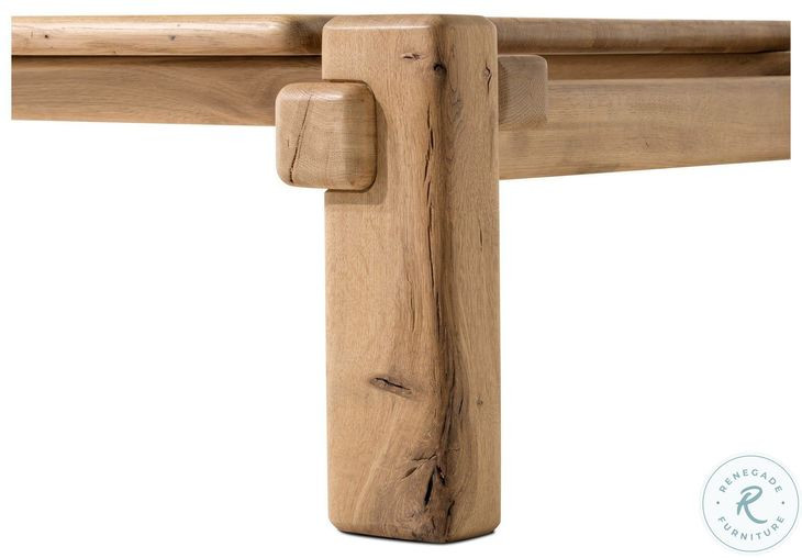 Marcia Natural Reclaimed French Oak Rectangular Coffee Table