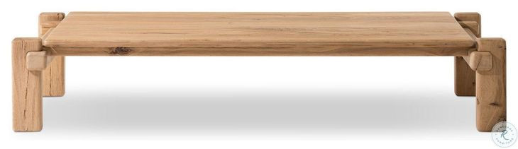 Marcia Natural Reclaimed French Oak Rectangular Coffee Table
