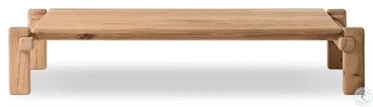 Marcia Natural Reclaimed French Oak Rectangular Coffee Table