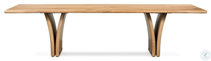 Marcon Natural Reclaimed French Oak 118" Rectangular Dining Table