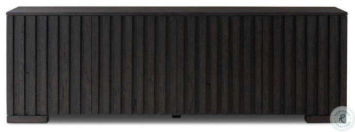 Ramos Dark Espresso Reclaimed French Oak 4 Door Sideboard