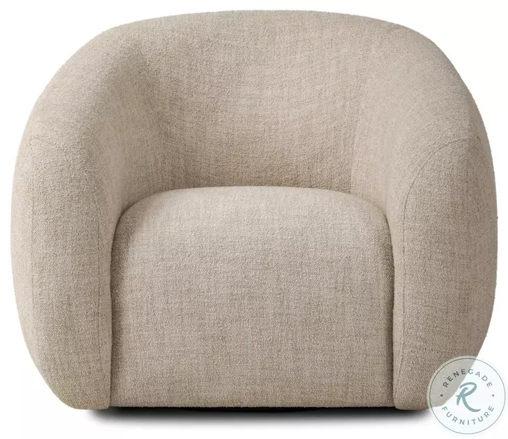 Channing Yuma Cream Swivel Chair