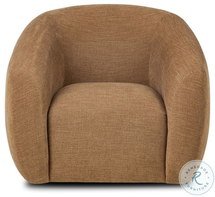 Channing Laughlin Ochre Swivel Chair