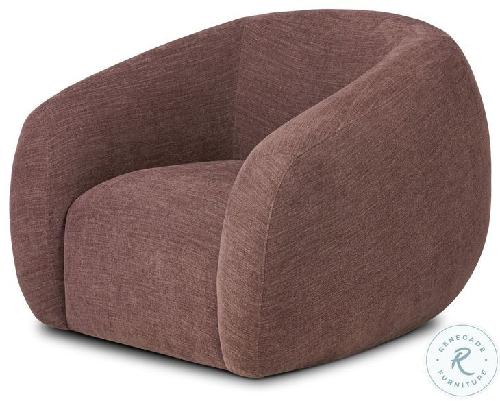 Channing Laughlin Plum Swivel Chair