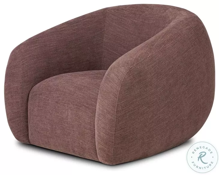 Channing Laughlin Plum Swivel Chair